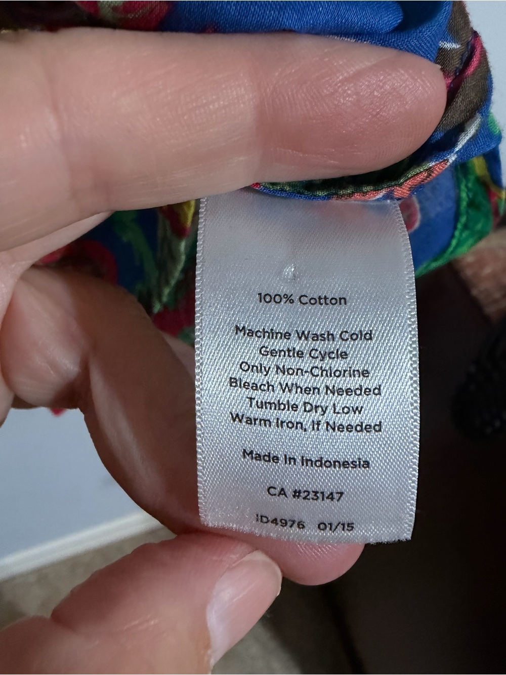 Talbots Woman Blue Tropical Floral Cotton Button Front Shirt
Botanical Blouse XL - Picture 11 of 11